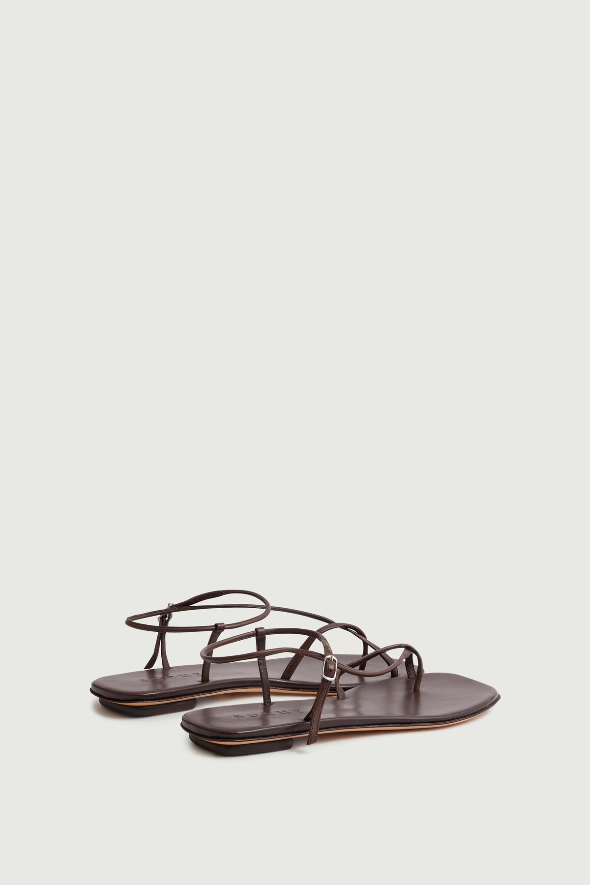 Sandales en cuir