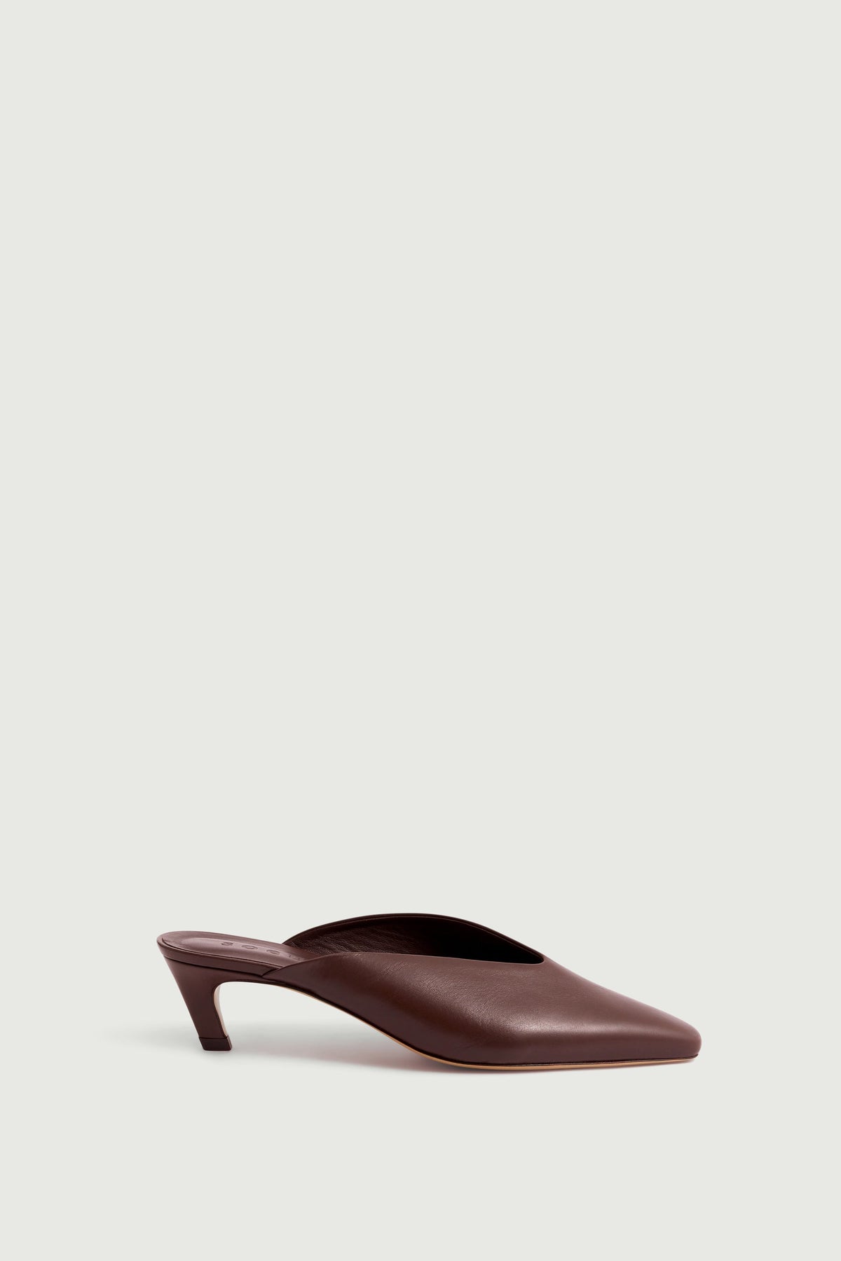 Mules en cuir