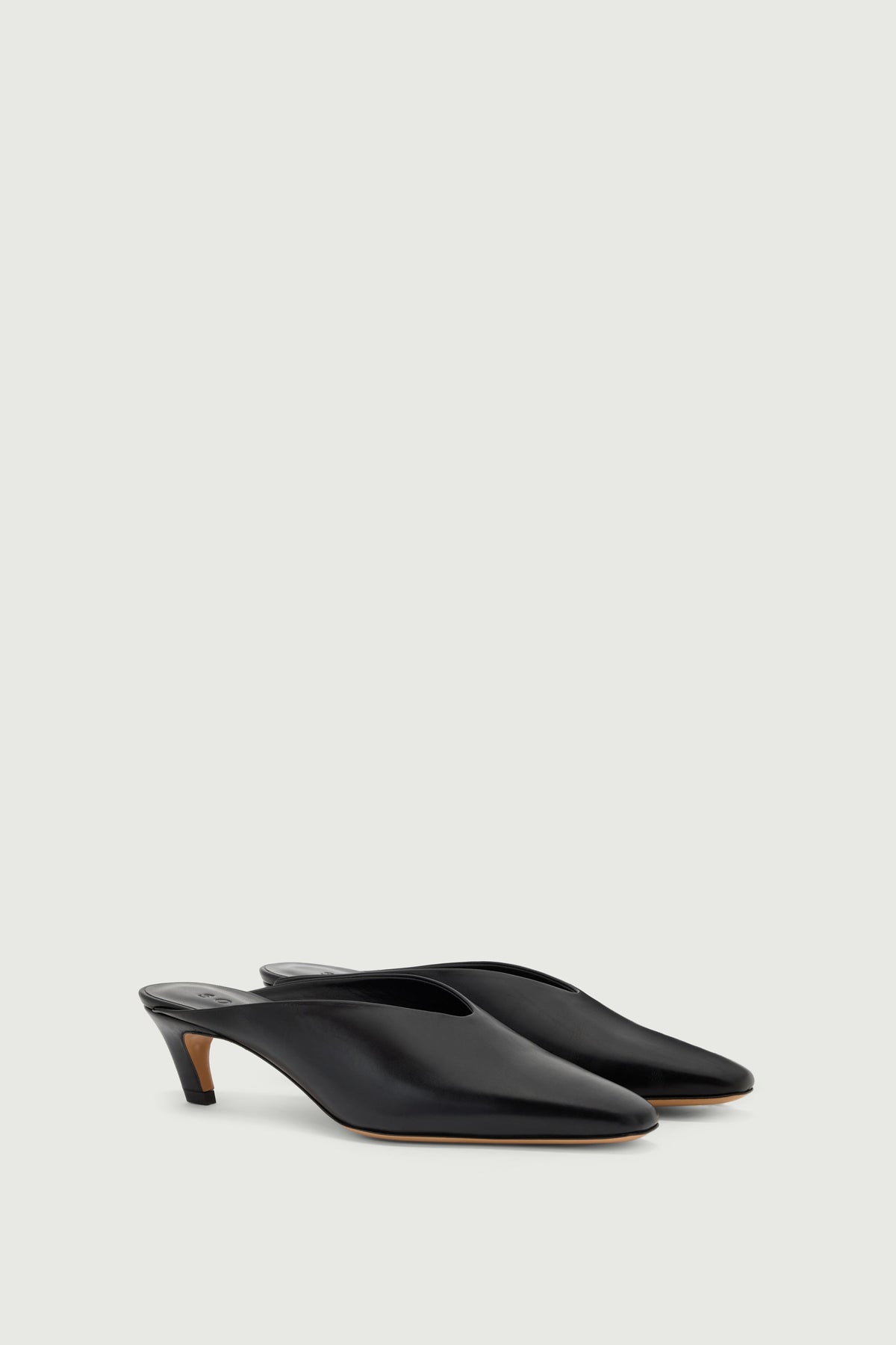 Mules en cuir