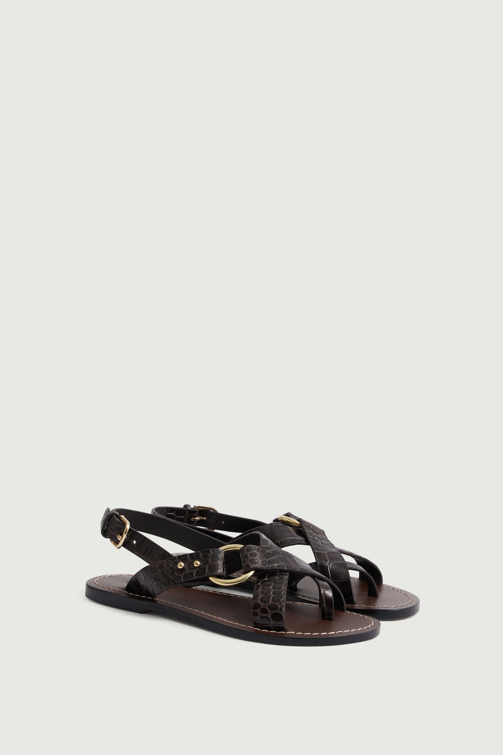 Sandales en cuir