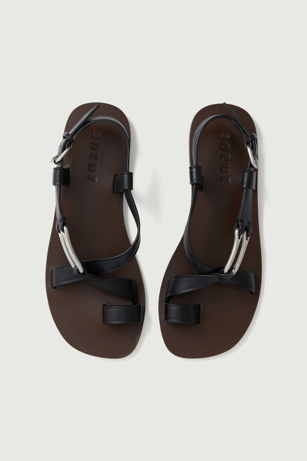 Sandales en cuir