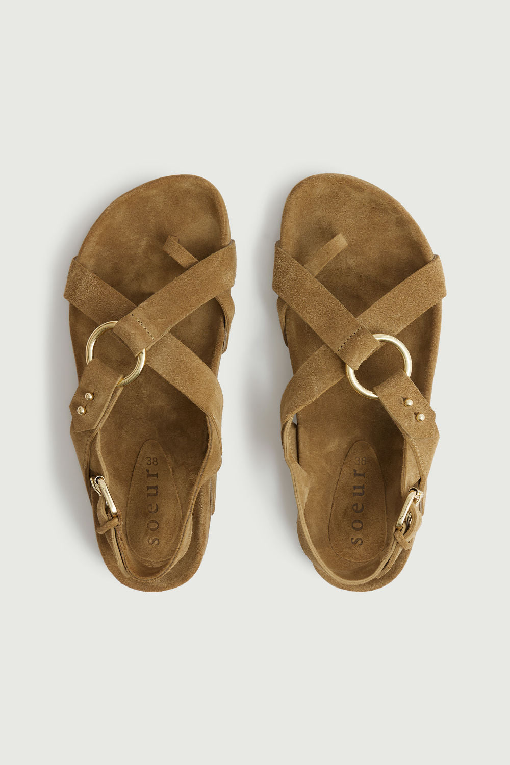 Sandales en cuir