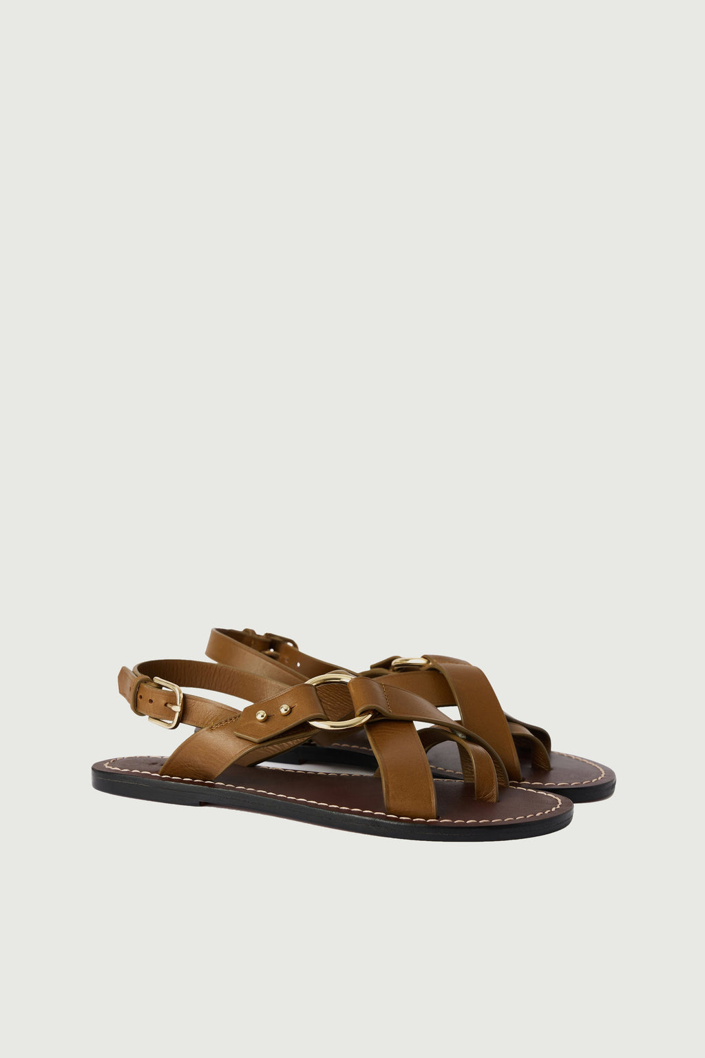 Sandales en cuir