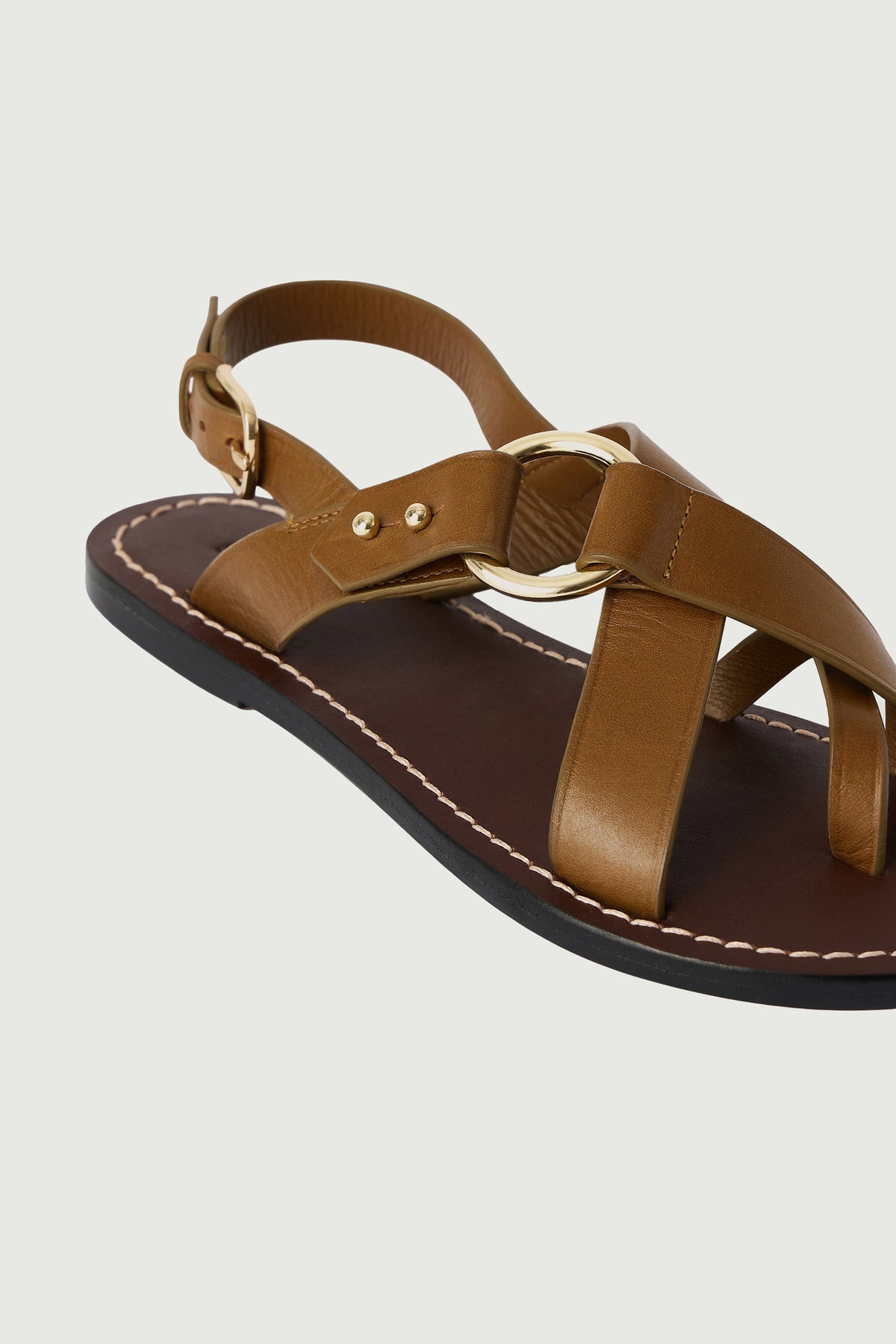 Sandales en cuir