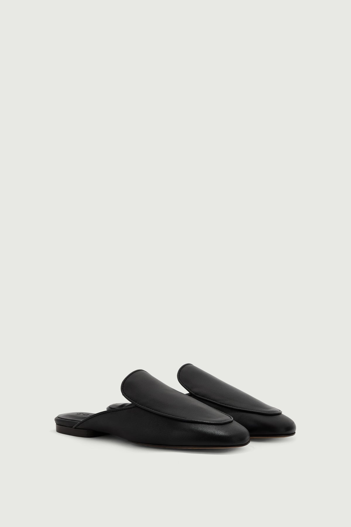 Mules souples en cuir