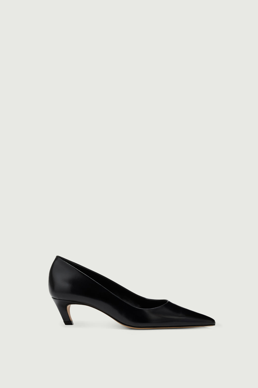 Escarpins kitten en cuir glacé