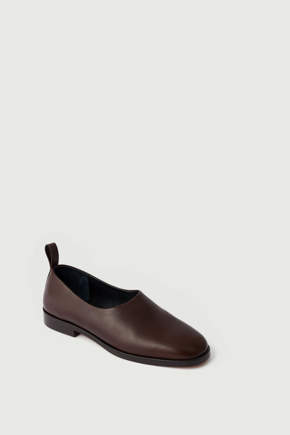 Chaussures plates en cuir