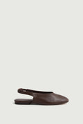 Slingbacks en cuir d'agneau souple