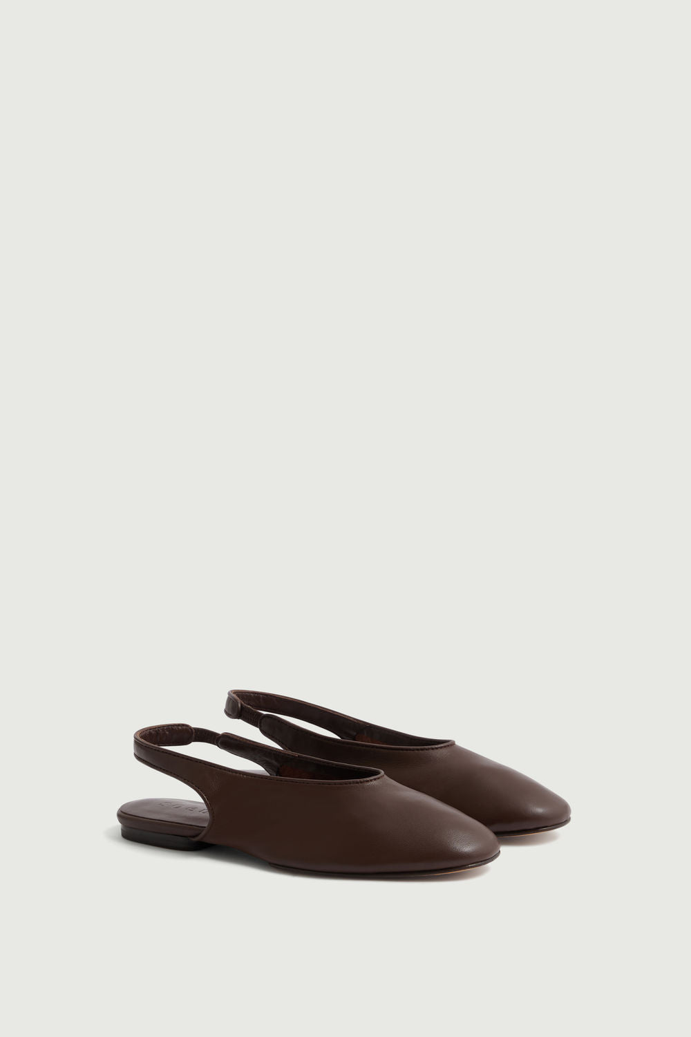 Slingbacks en cuir d'agneau souple