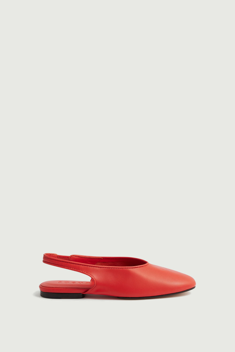 Slingbacks en croûte de cuir