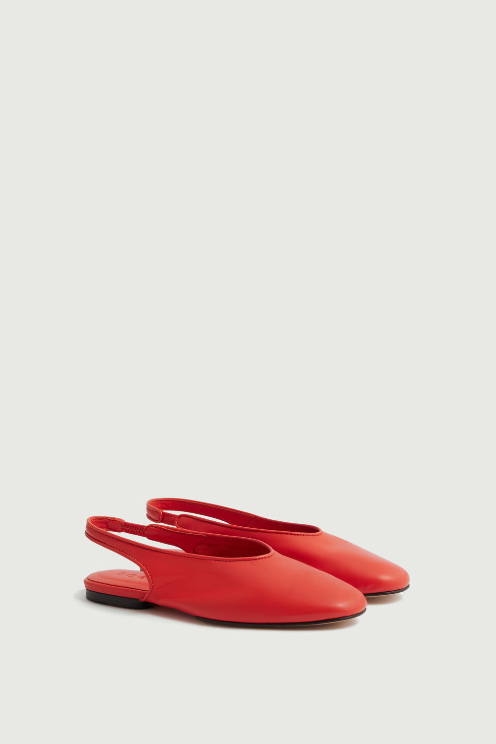 Slingbacks en croûte de cuir