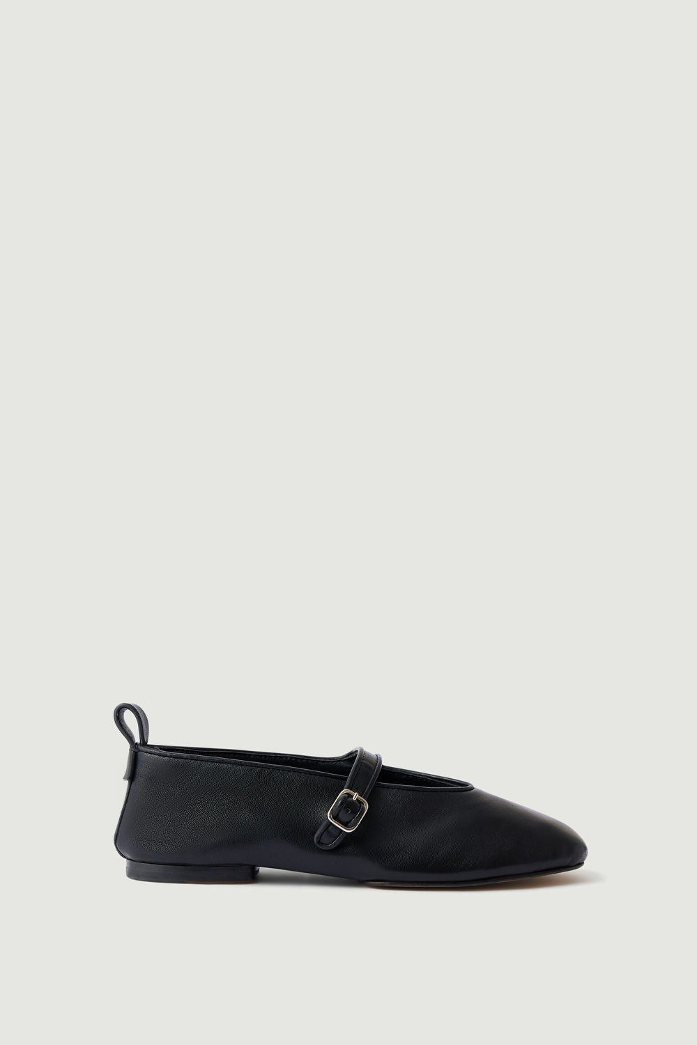 Ballerines en cuir velours