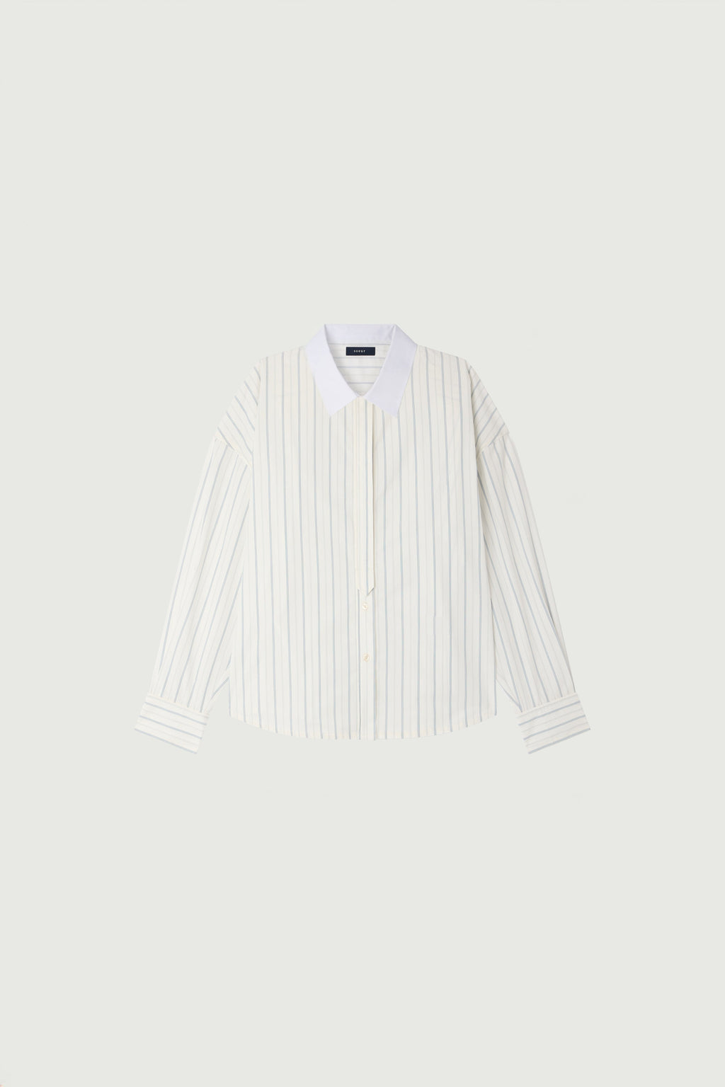Chemise en popeline lavée