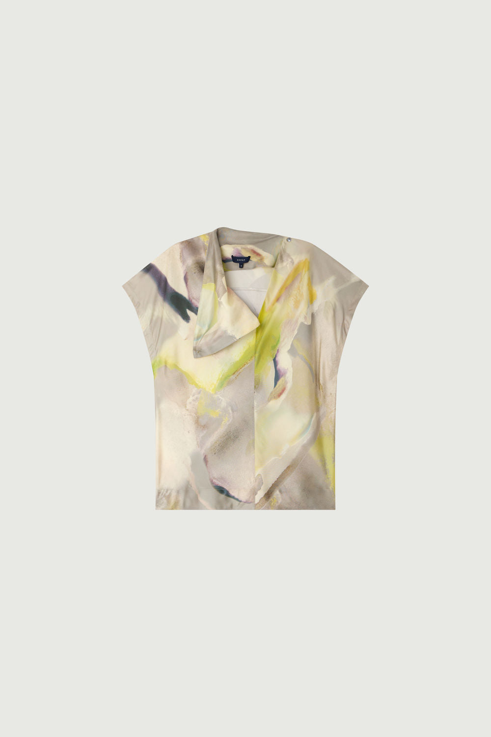 Blouse en twill de soie