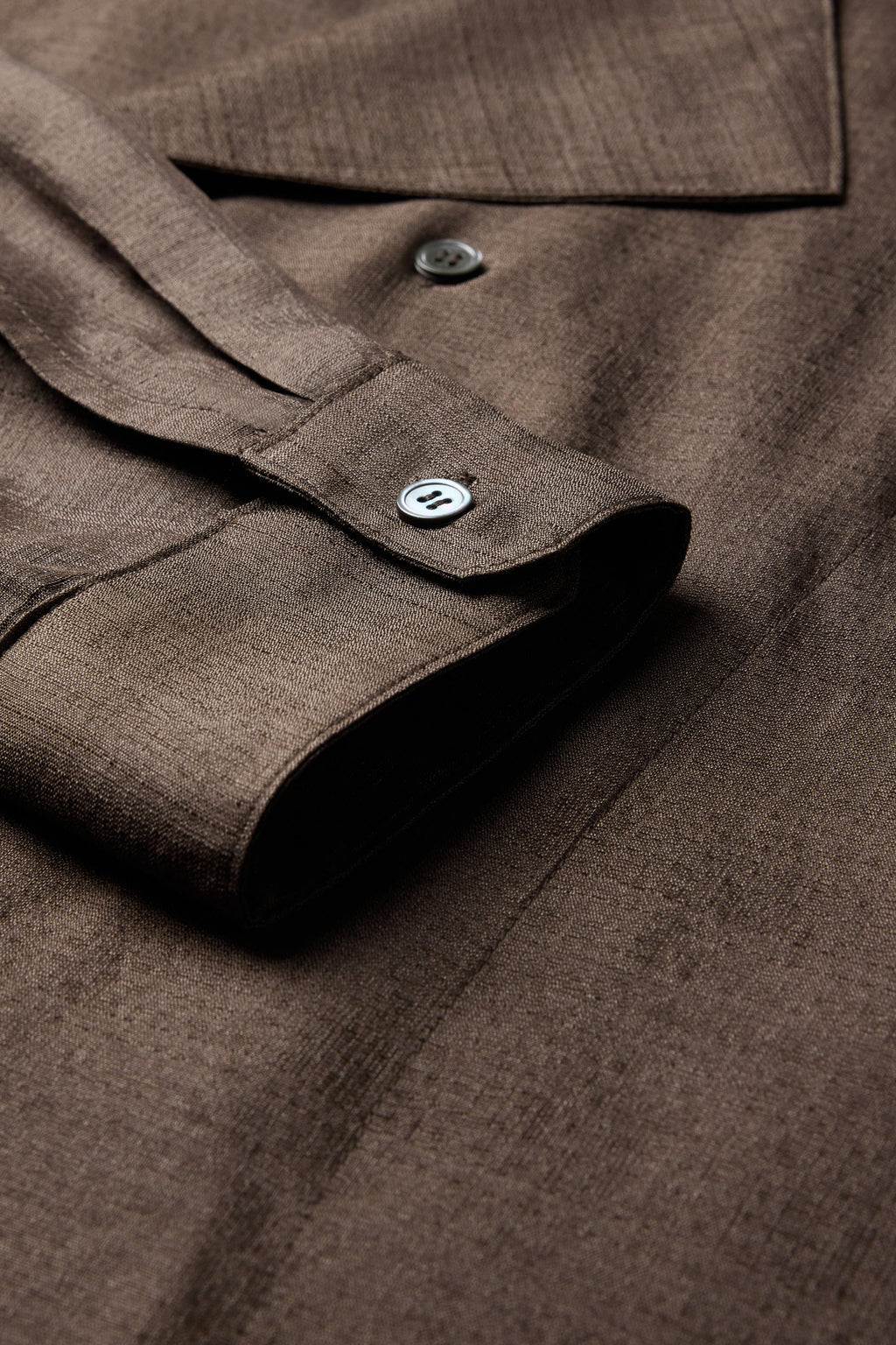 Blouse en lin et soie