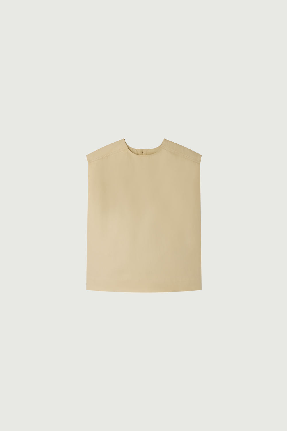 Top sans manches en coton et lin