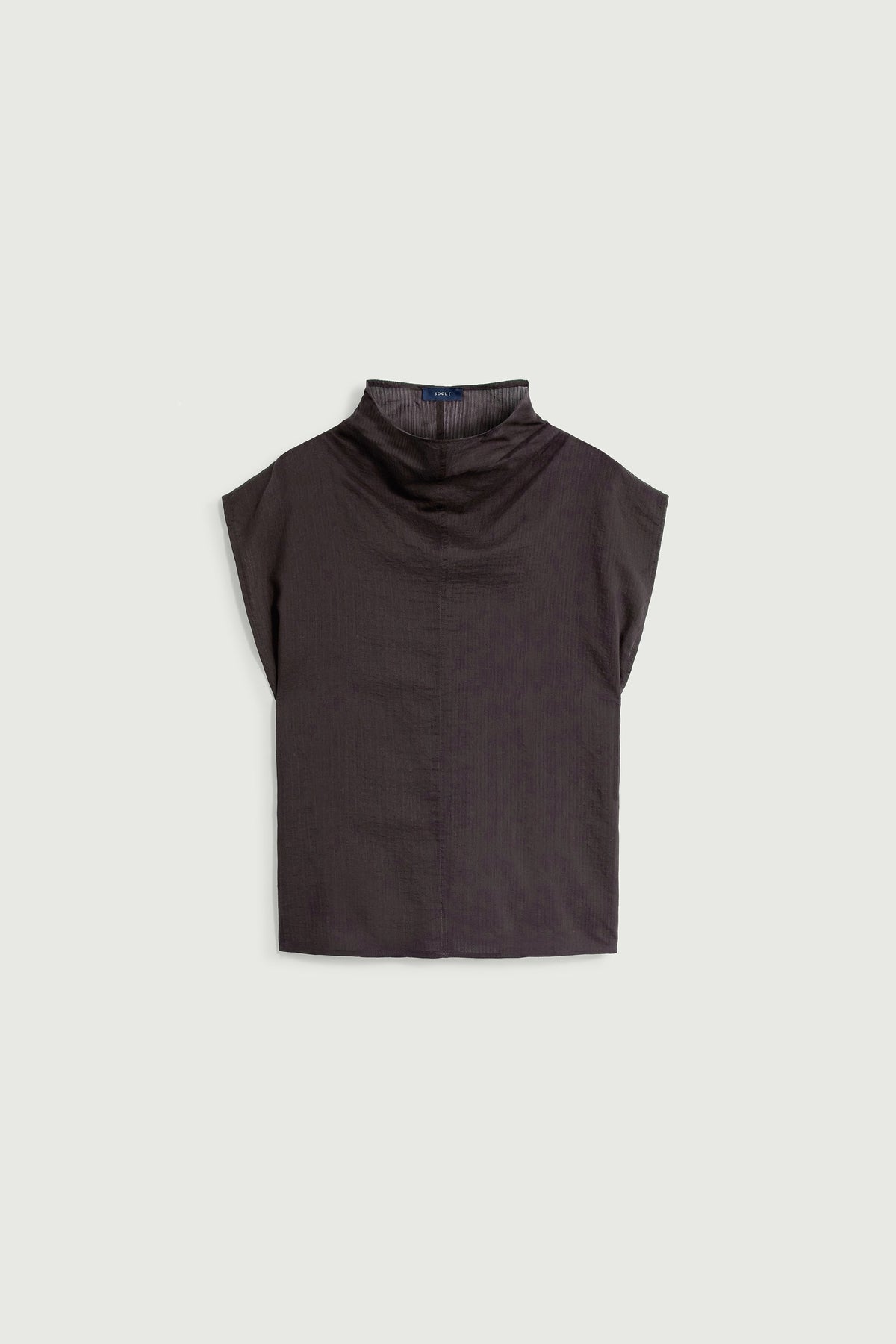 Blouse sans manches en coton