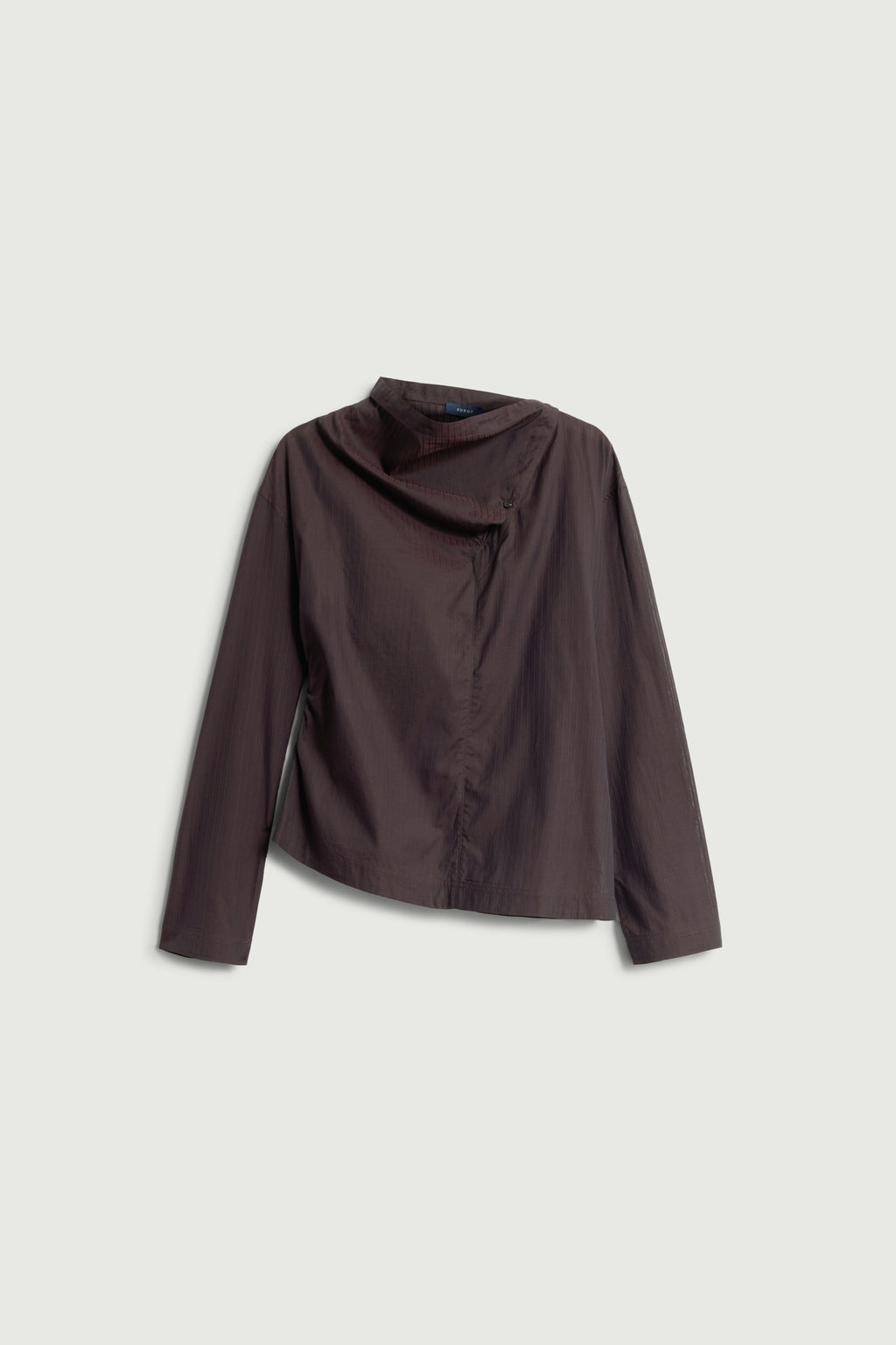 Blouse cintrée à coupe asymétrique