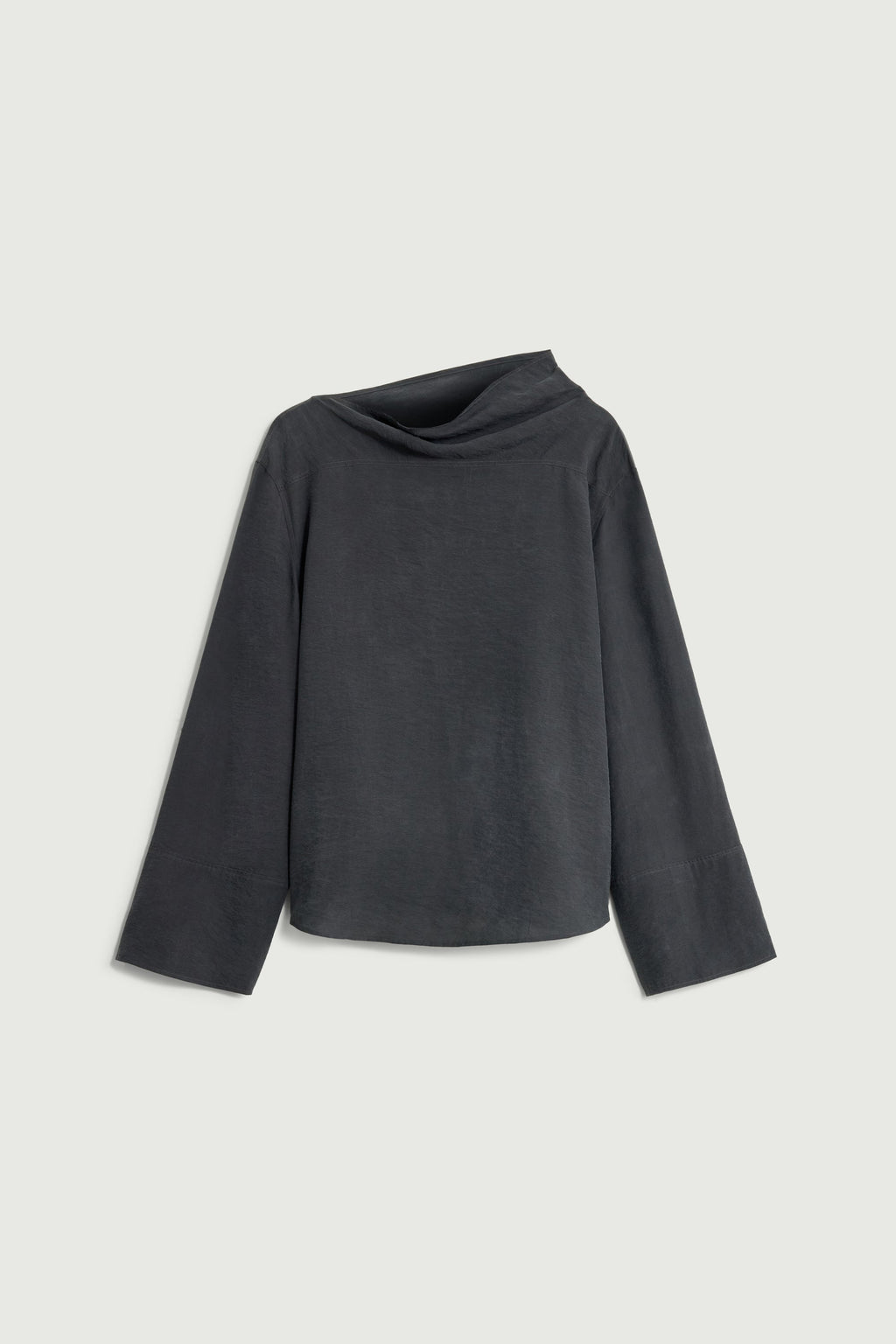 Blouse oversize en soie lavée