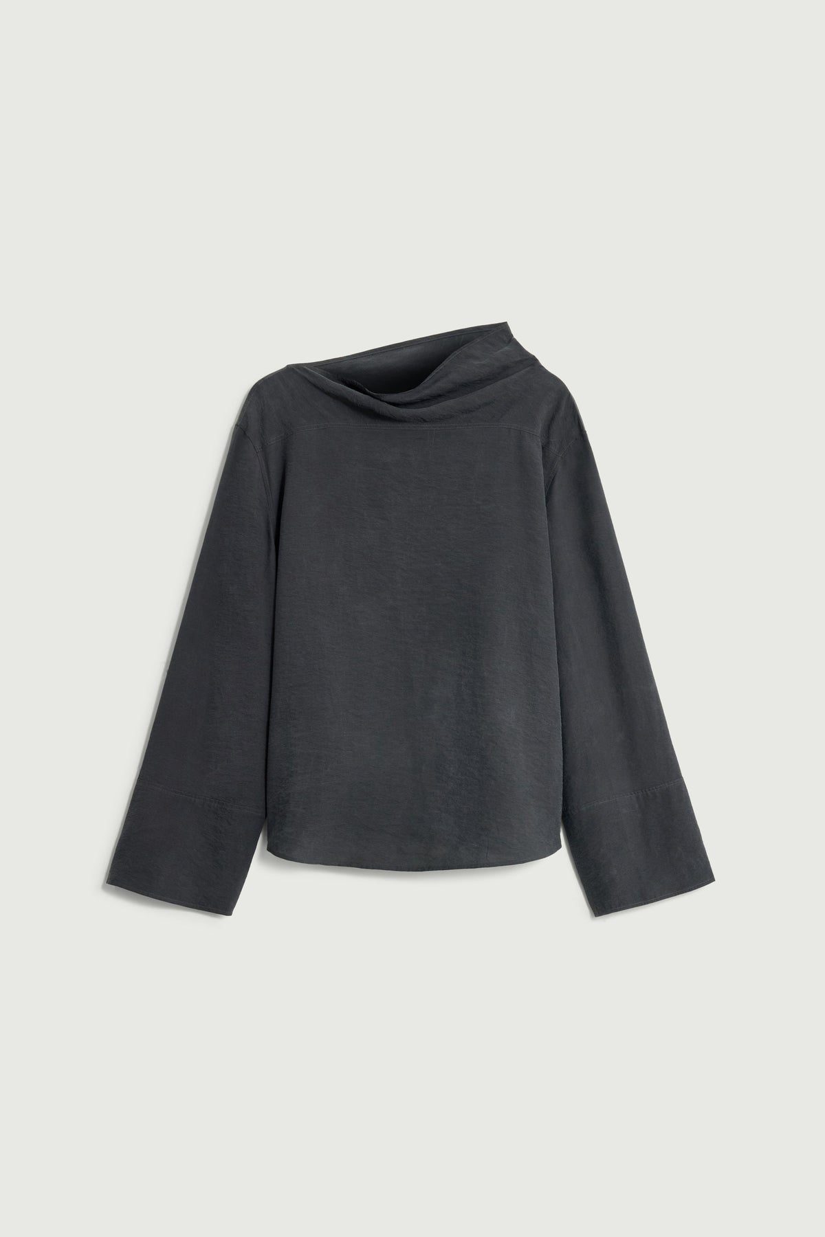 Blouse oversize en soie lavée