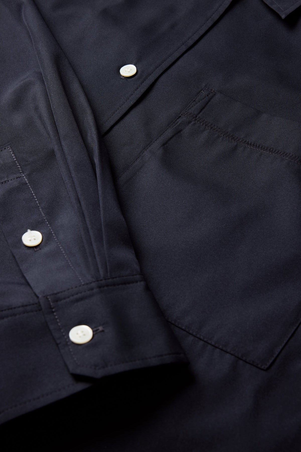 Chemise oversize en taffetas