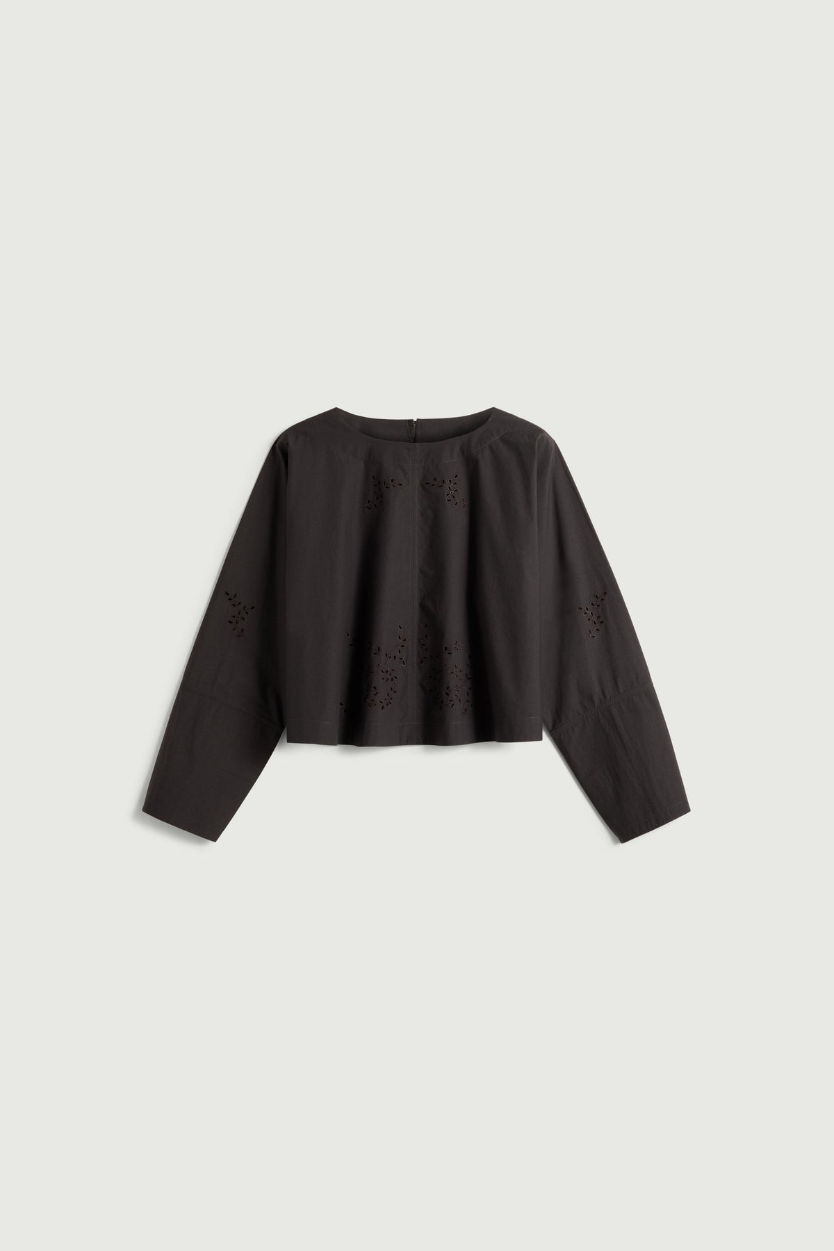 Blouse en coton brodée