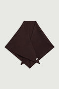 Foulard triangle en laine double face