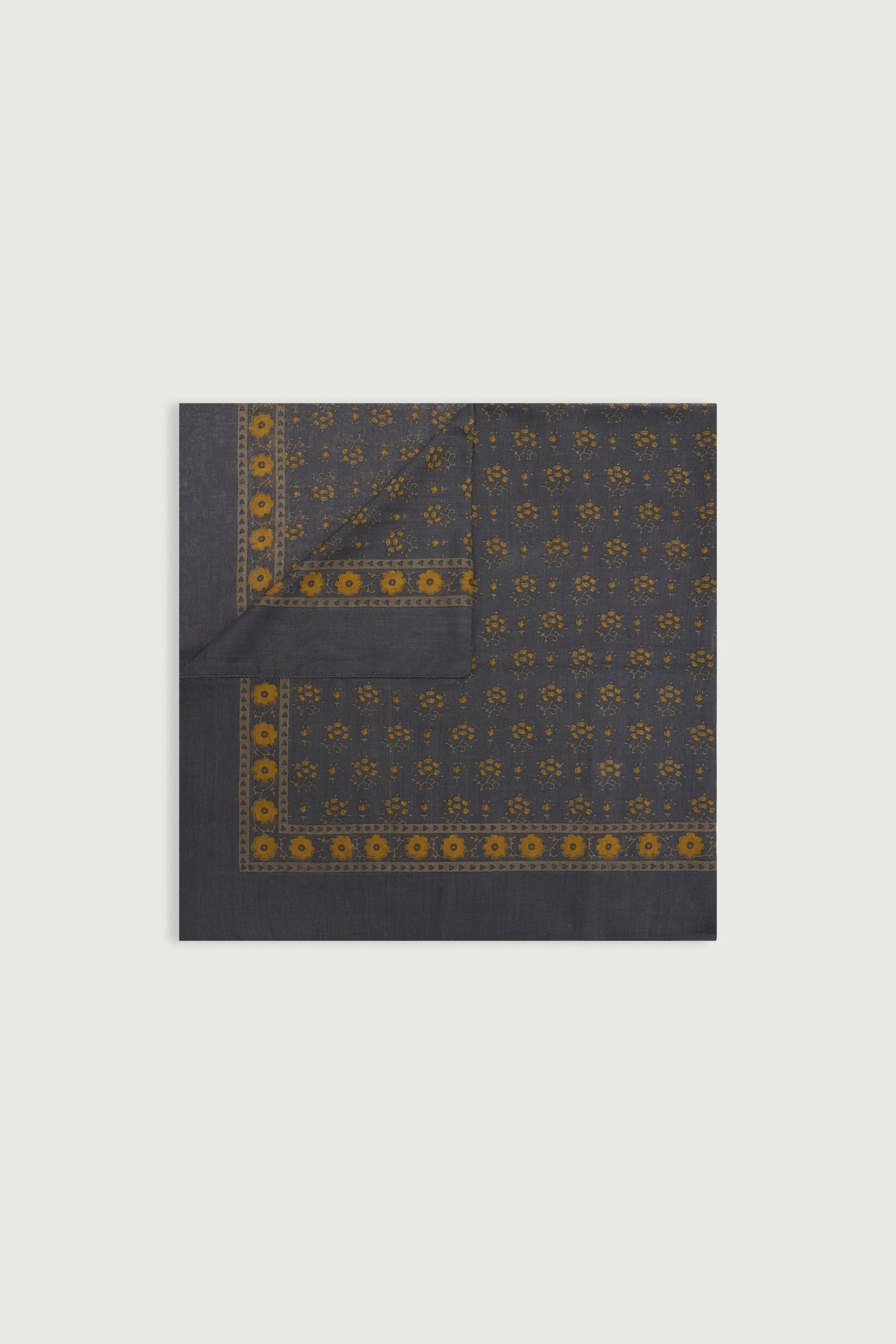 Foulard imprimé en voile de coton