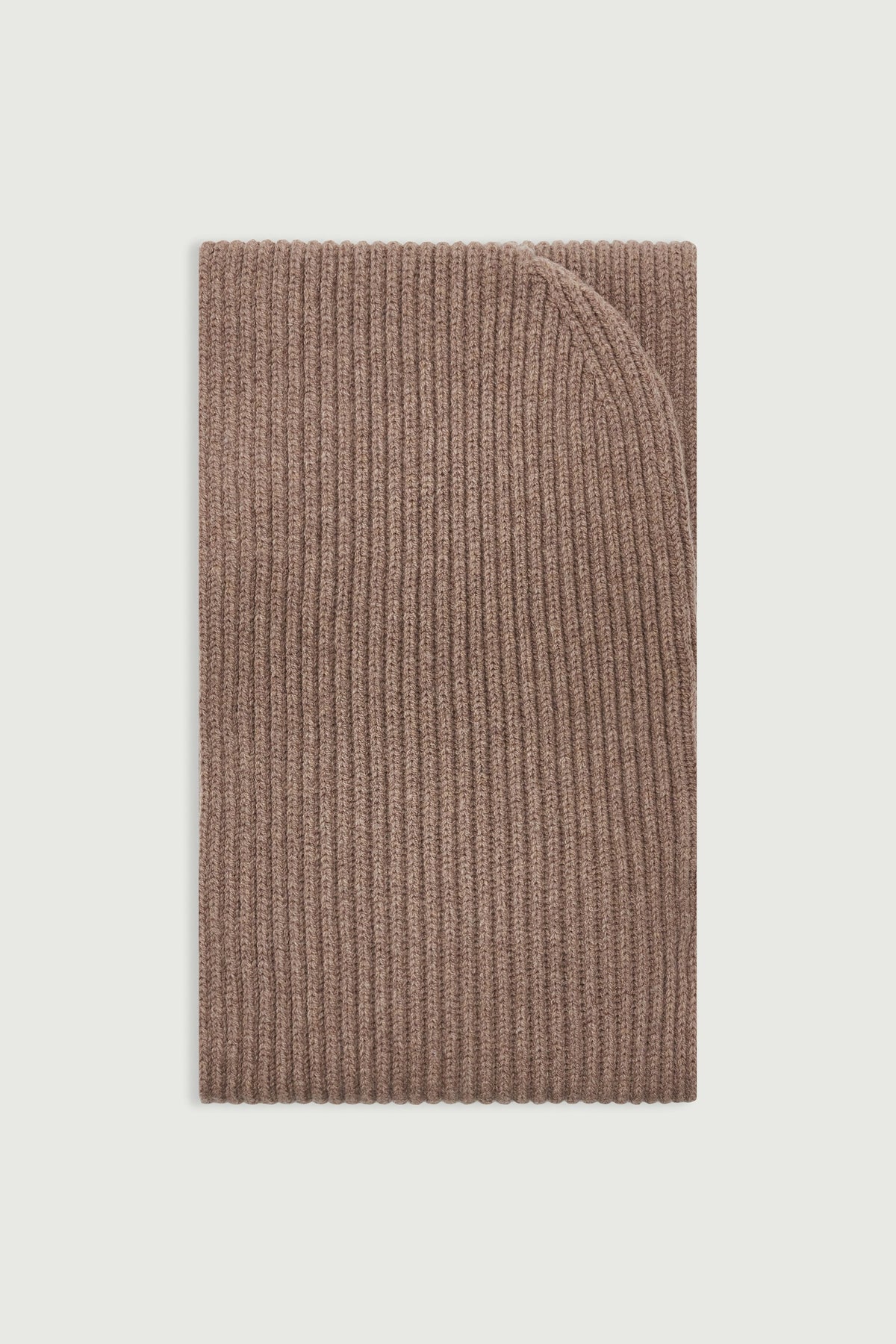 Écharpe capuche en côtes anglaises
