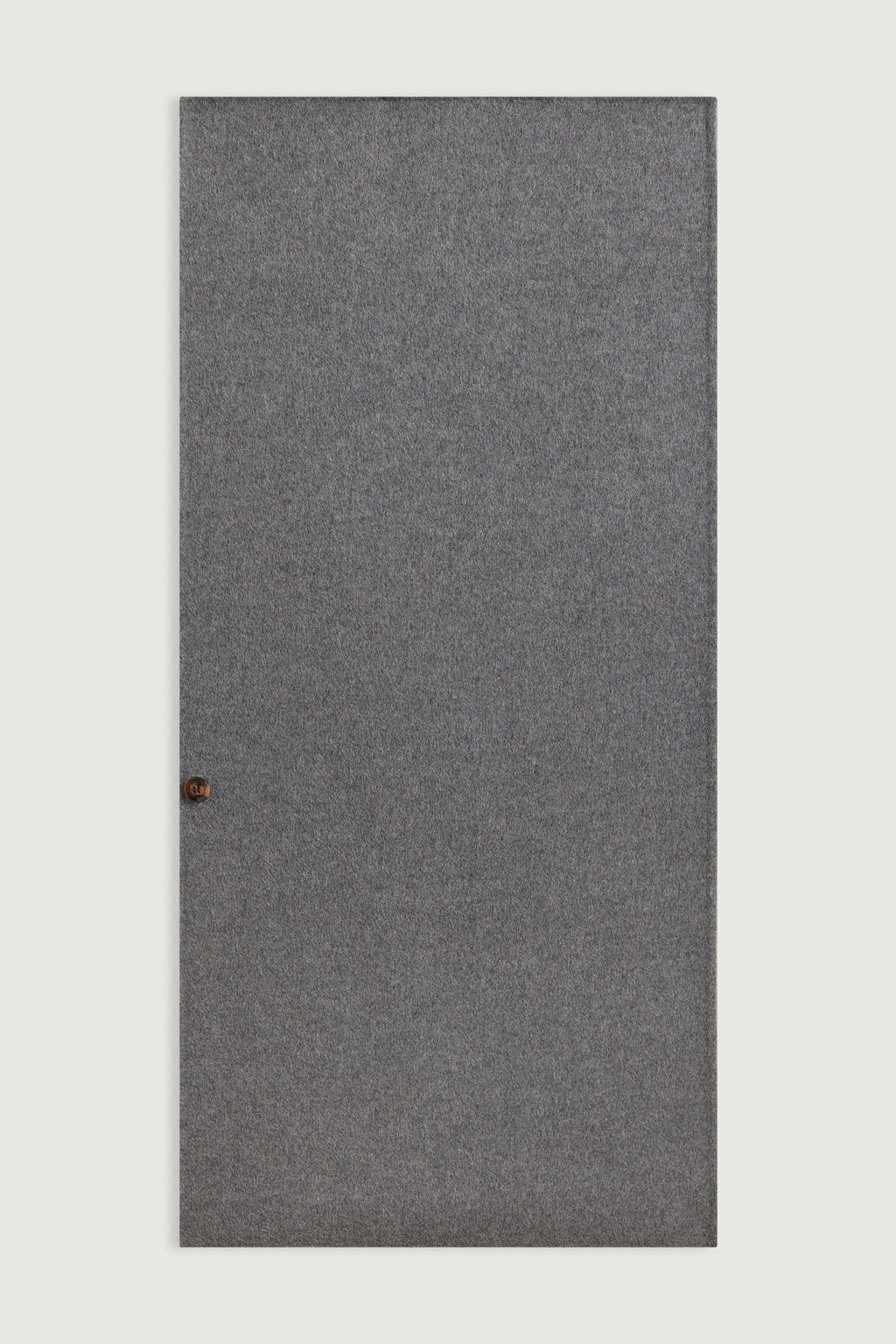 Cape boutonnée en laine double face