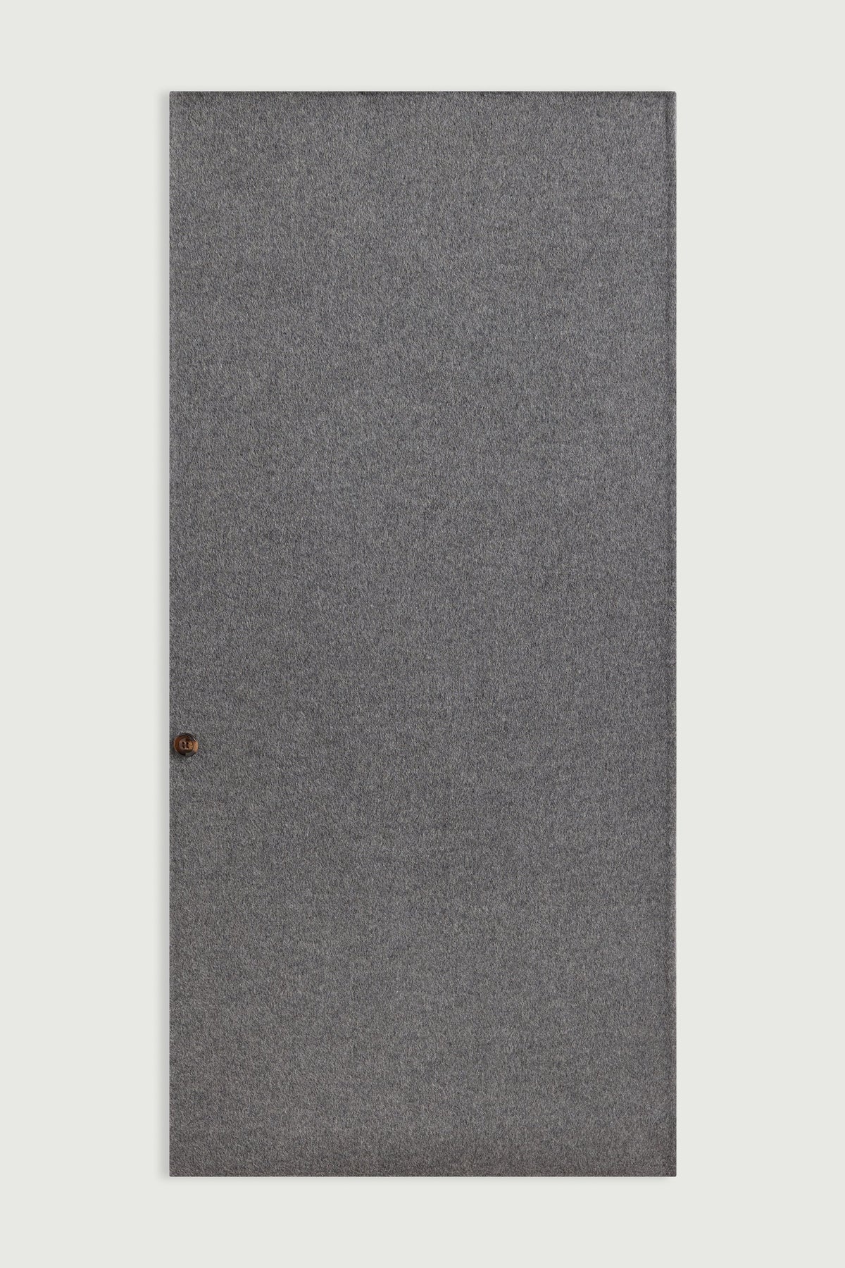 Cape boutonnée en laine double face