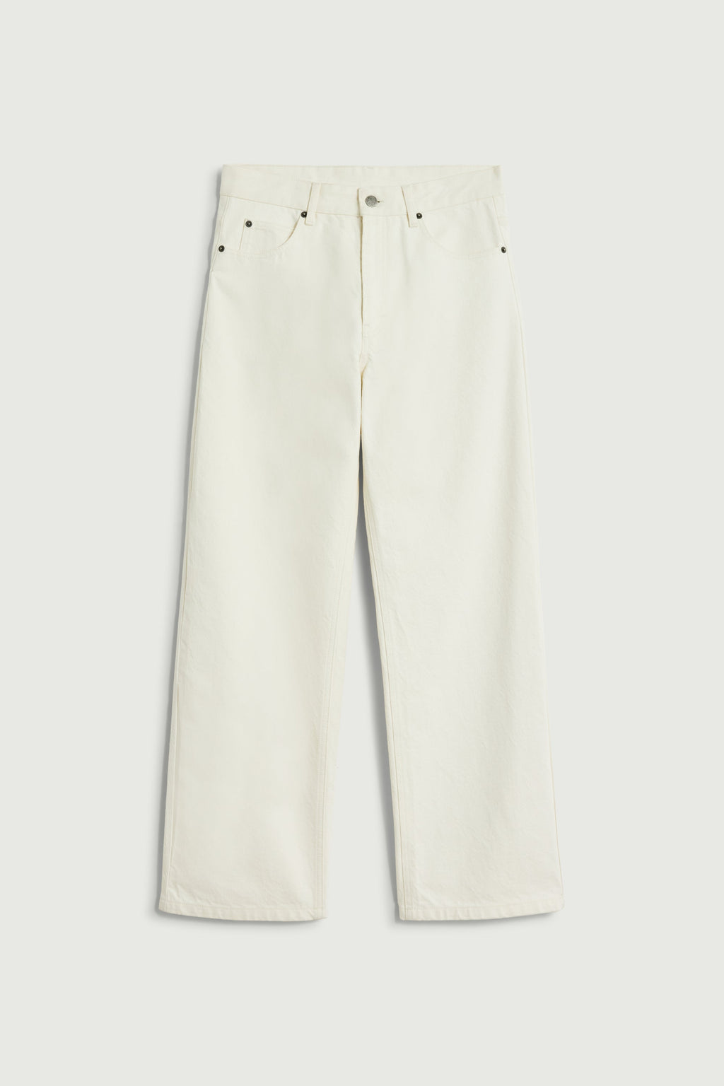 Jean droit en denim gaufré