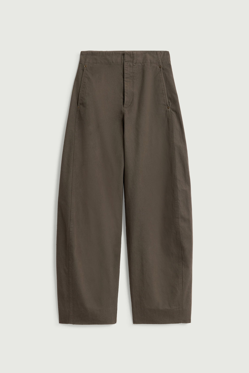 Jean barrel ajusté à la taille
