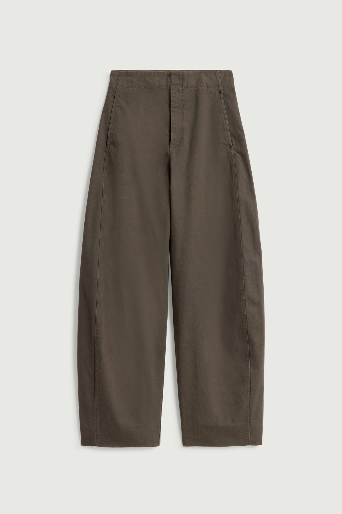 Jean barrel ajusté à la taille