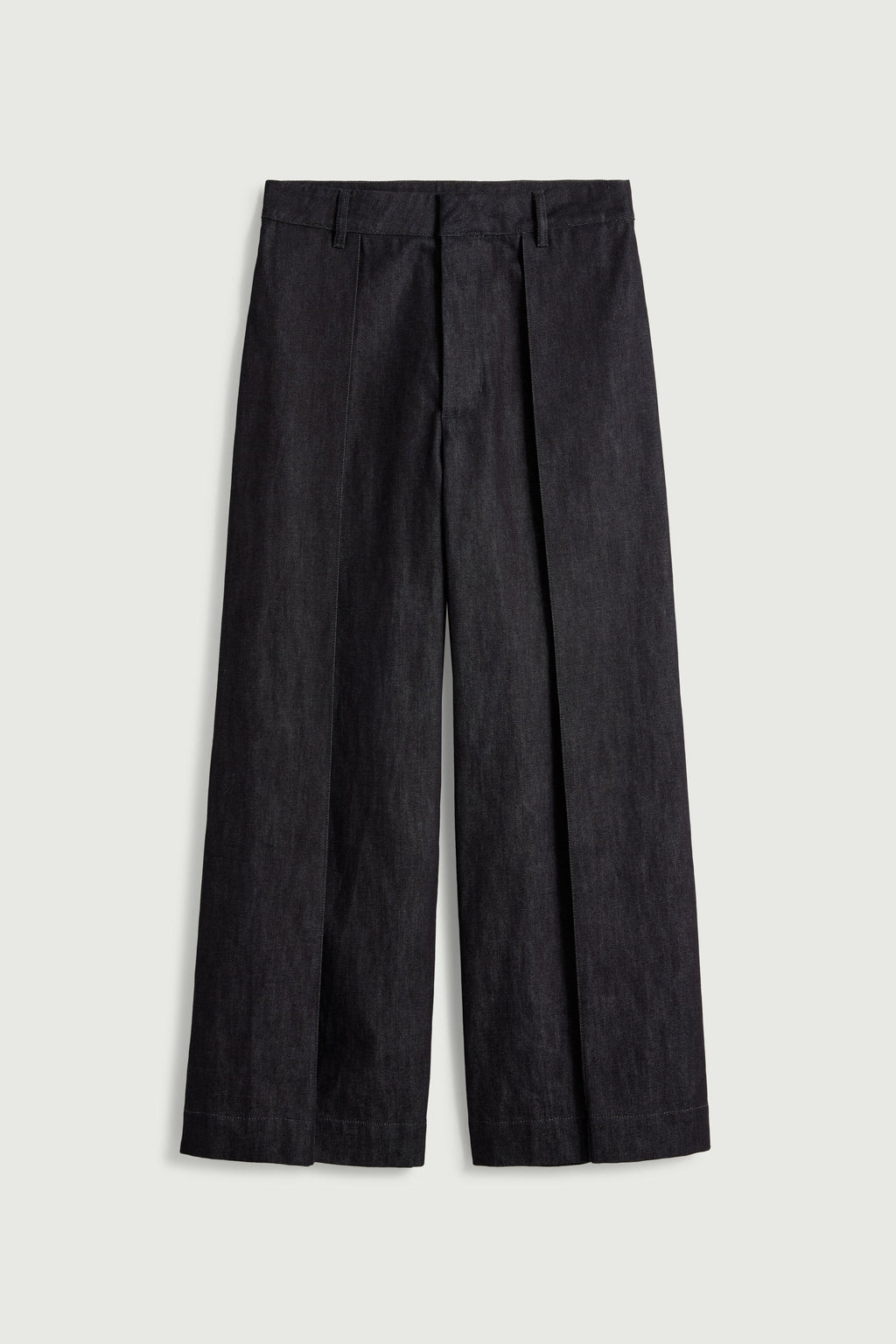 Pantalon à pinces larges en denim