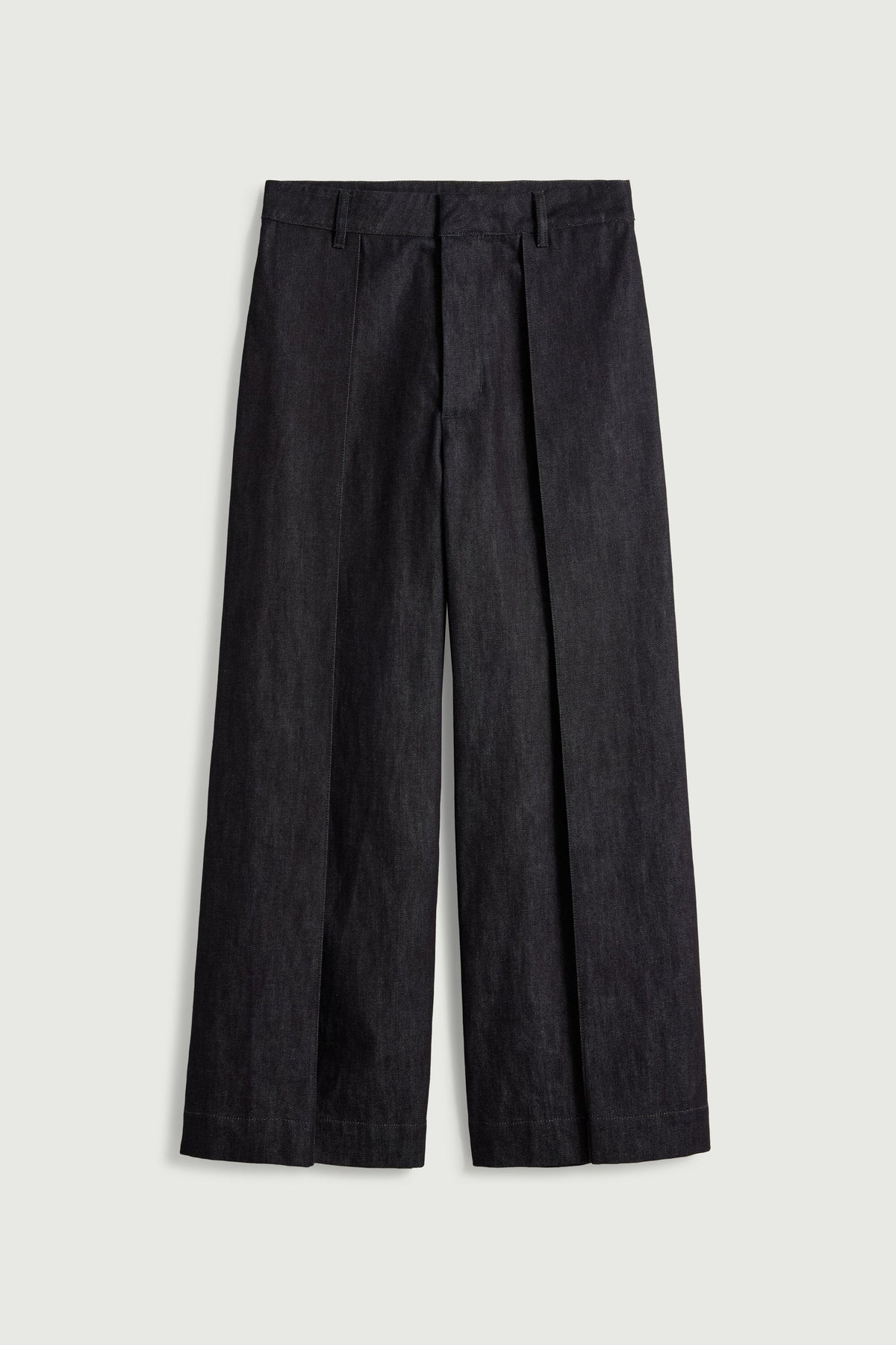 Pantalon à pinces larges en denim