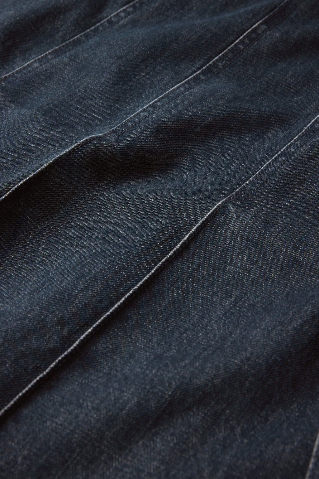Jupe plissée en denim