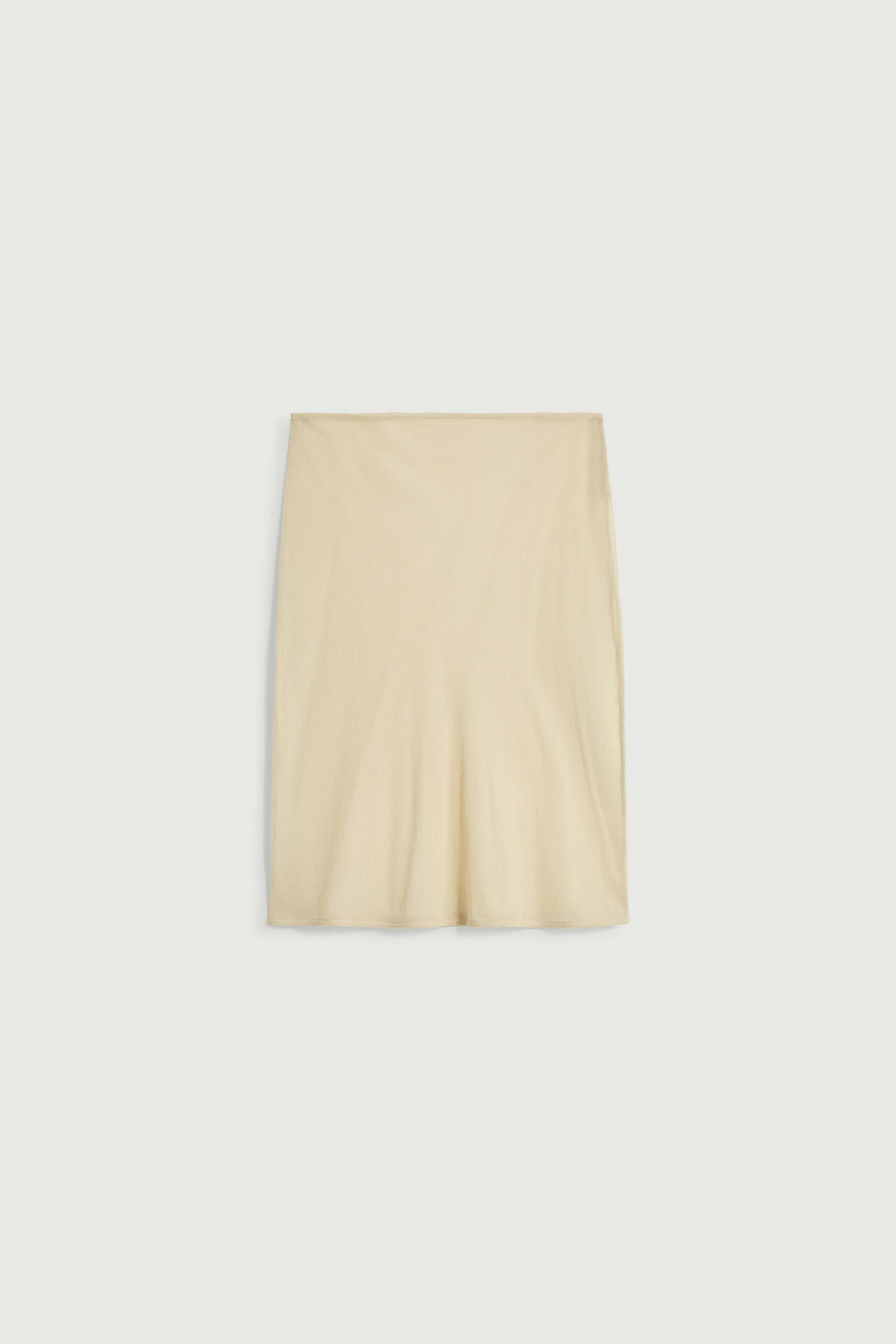 Jupe en résille de coton semi-transparente
