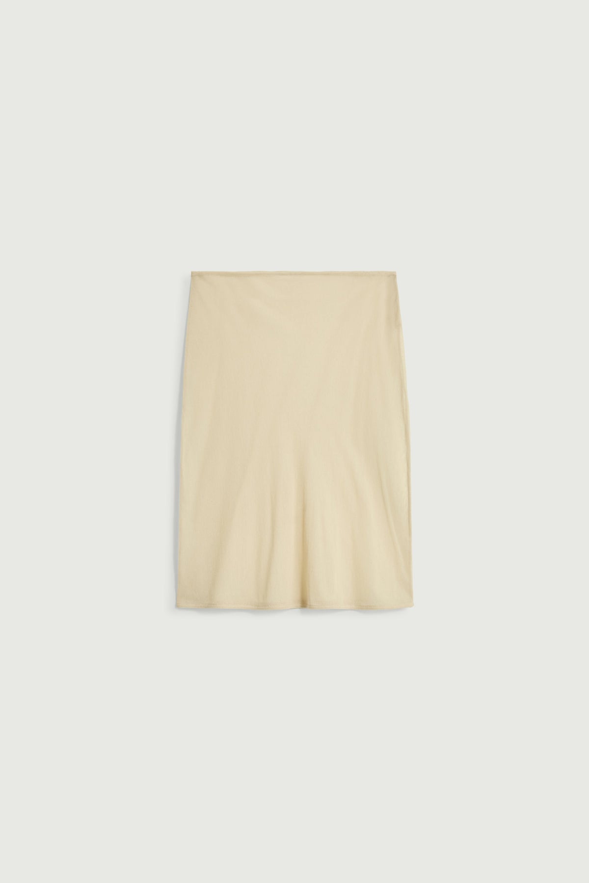 Jupe en résille de coton semi-transparente