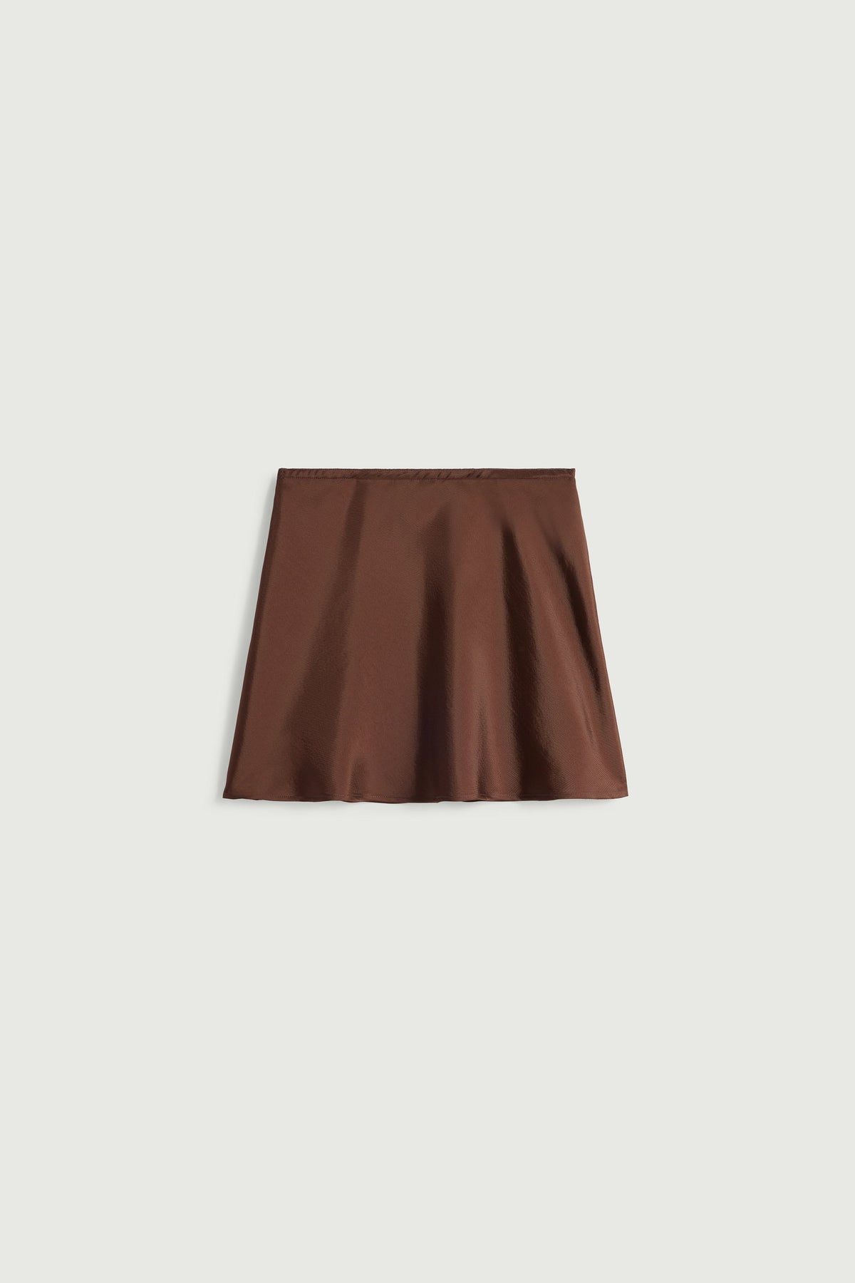 Jupe mini satinée