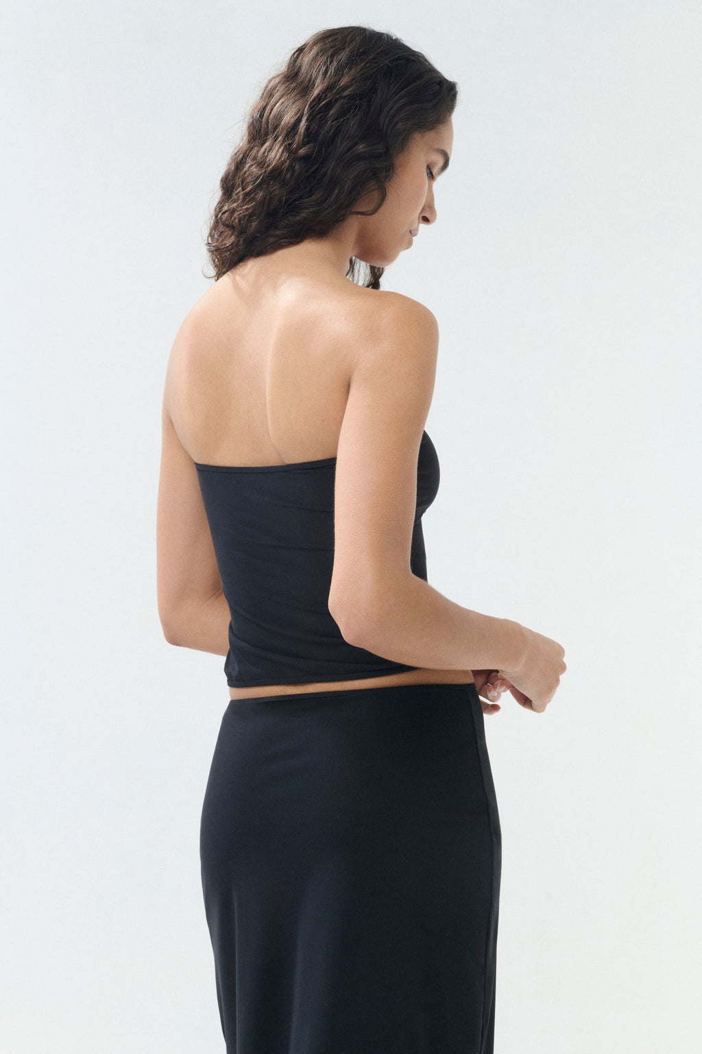 Haut de maillot bicolore réversible