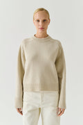 Pull boxy à poignets fendus