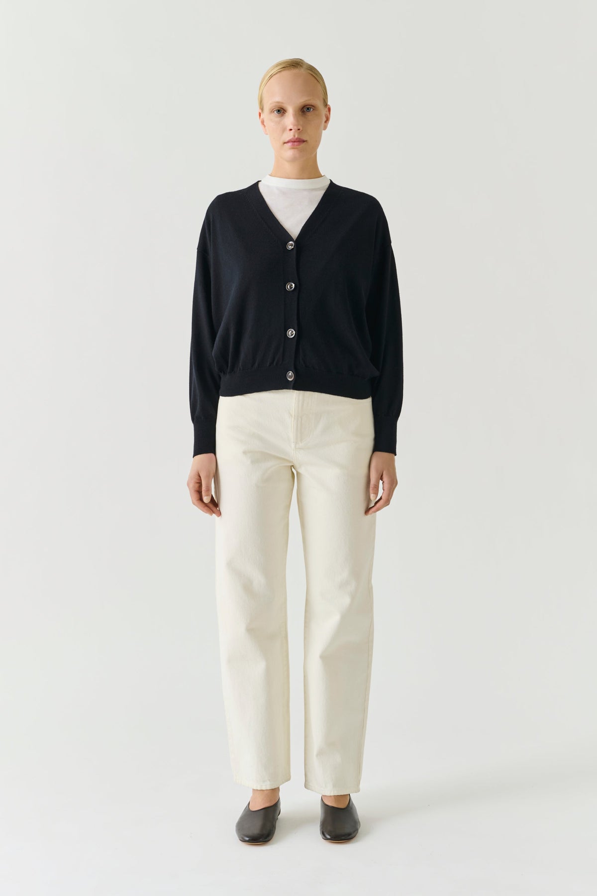 Cardigan en laine mérinos