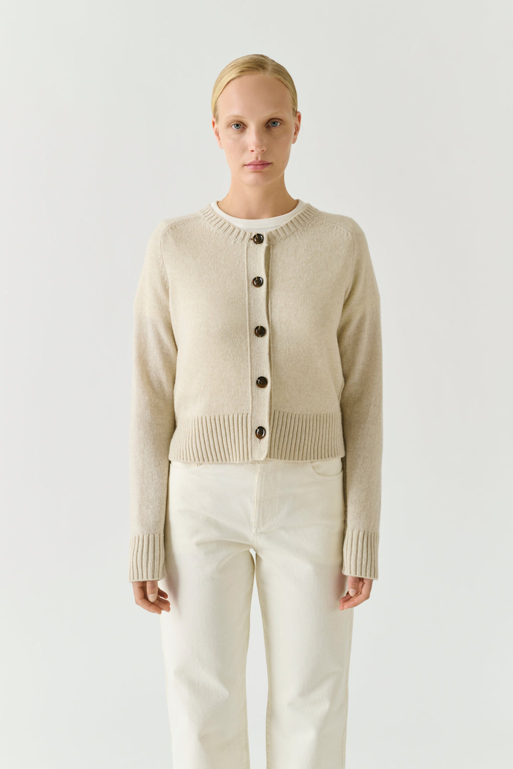 Cardigan en laine mérinos