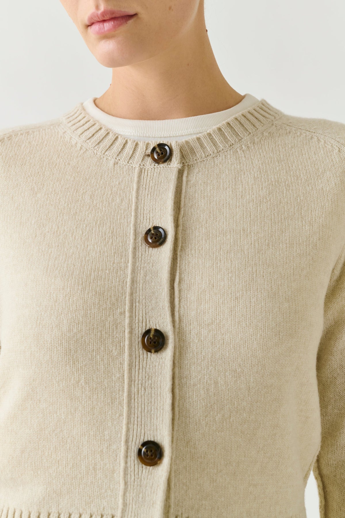 Cardigan en laine mérinos