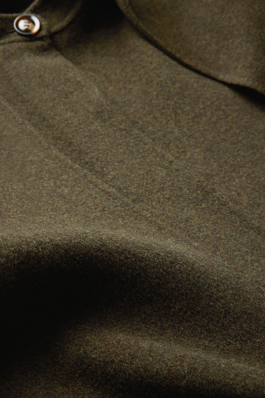 Manteau boxy en laine double face