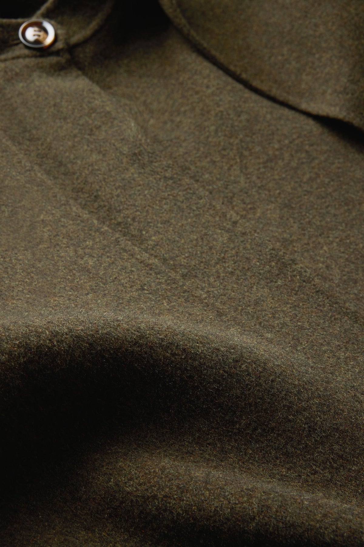 Manteau boxy en laine double face