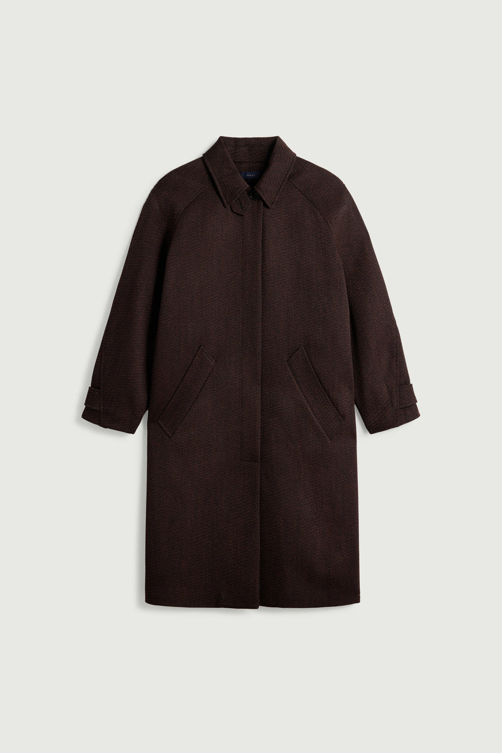 Manteau raglan en laine whipcord