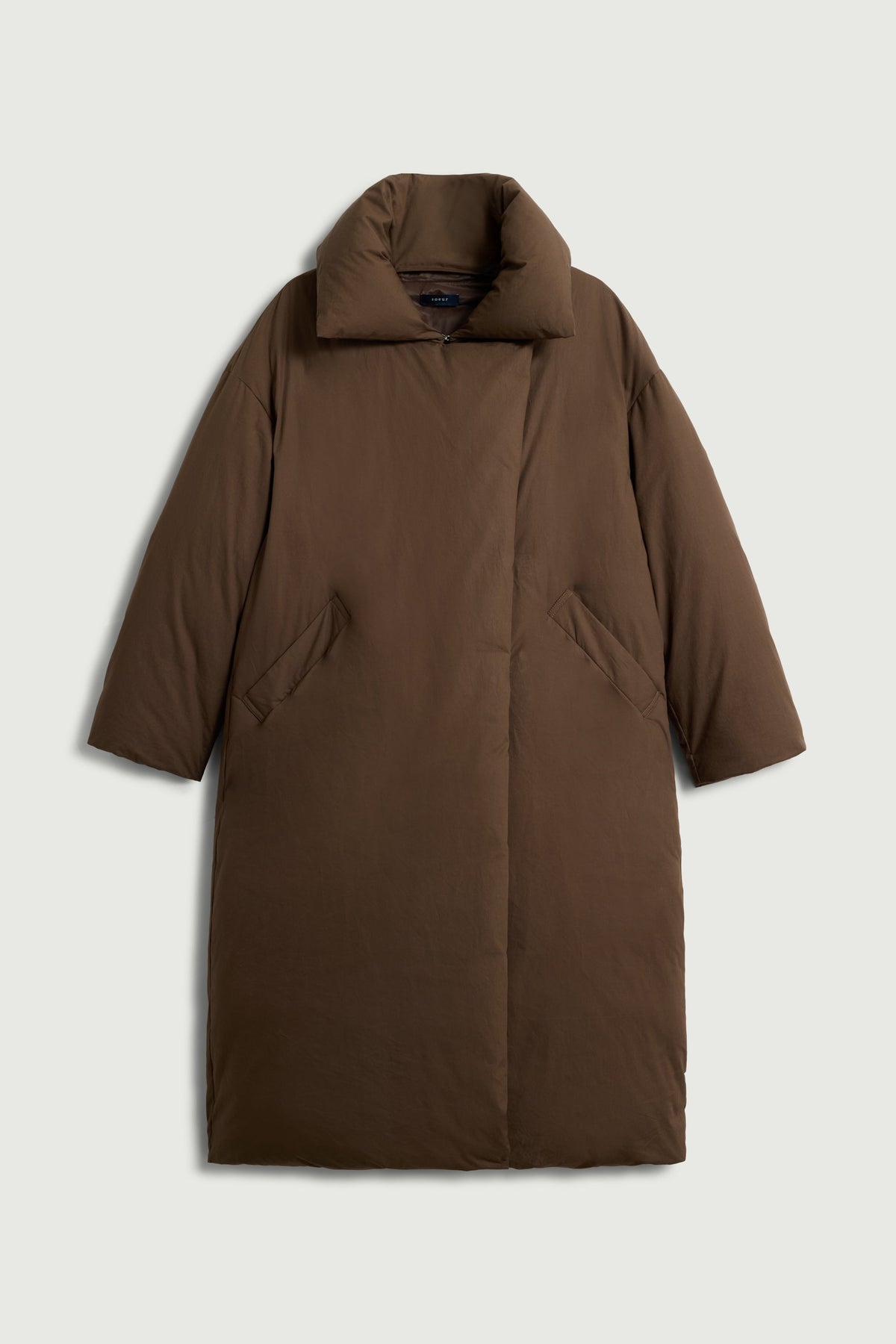 Manteau couette en toile de coton déperlante