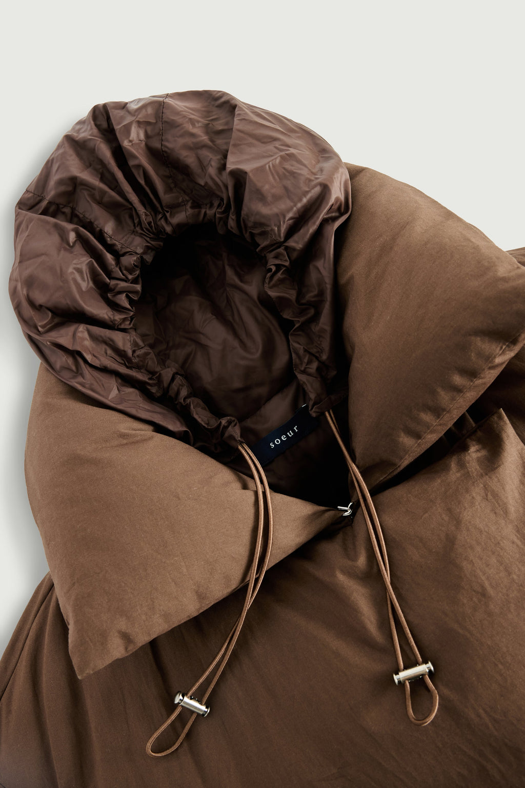 Manteau couette en toile de coton déperlante